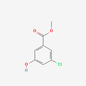 3-Chloro-5-hydroxybenzoic acid methyl ester structure, CAS 98406-04-3