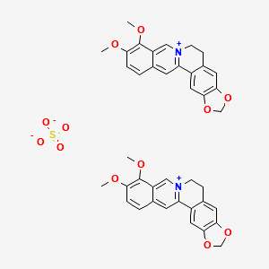 BERBERINE SULFATE TRIHYDRATE structure, CAS 6190-33-6