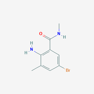 2-amino-5-bromo-N,3-dimethylbenzamide structure, CAS 2A-3186772