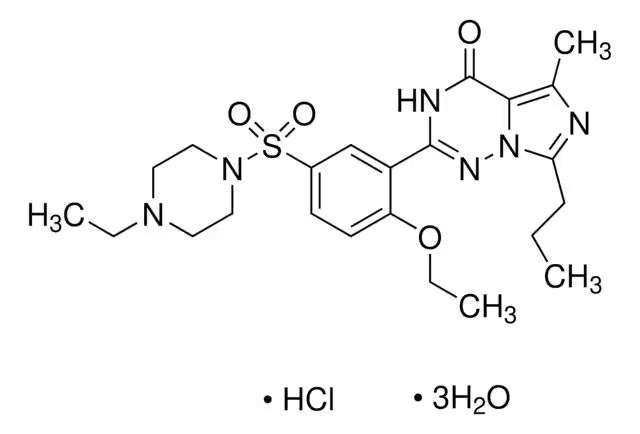 VARDENAFILHYDROCHLORIDETRIHYDRATE(SUBJECTTOPATENTFREE) structure, CAS 330808-88-3