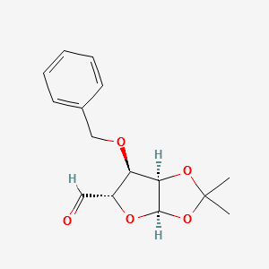 3-o-benzyl-1,2-o-isopropylidene-a-d-ribo-pentadialdo-1,4-furanose structure, CAS 63593-02-2