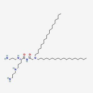 dioctadecylamidoglycylspermine structure, CAS 124050-77-7