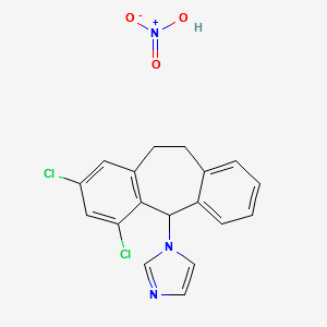 EBERCONAZOLE NITRATE structure, CAS 130104-32-4