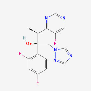 ent-Voriconazole structure, CAS 137234-63-0