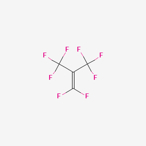 Perfiuoroisobutylene structure, CAS 382-21-8