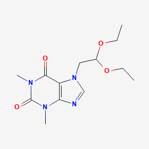 Doxofylline Impurity 7 structure, CAS 43135-57-5