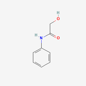 2-HYDROXY-N-PHENYLACETAMIDE structure, CAS 4746-61-6