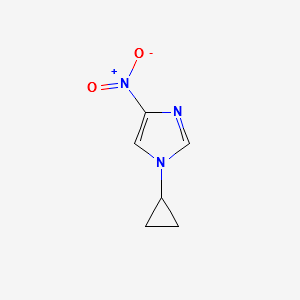 1-cyclopropyl-4-nitro-1H-iMidazole structure, CAS 1193639-02-9
