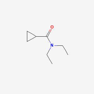 N,N-diethylcyclopropanecarboxaMide structure, CAS 10374-28-4
