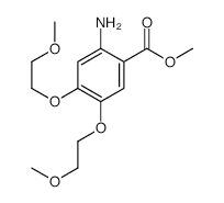 METHYL ESTER, 2-AMINO-4,5-BIS(2-METHOXYETHOXY)BENZOIC ACID structure, CAS 476168-17-9