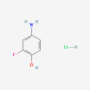 4-AMino-2-fluorophenolHydrochloride structure, CAS 1341216-35-0