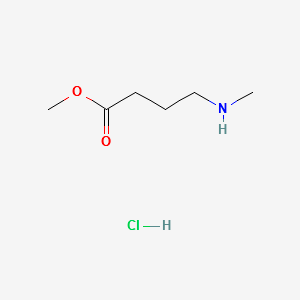 methyl 4-(methylamino)butanoate hydrochloride structure, CAS 89584-24-7