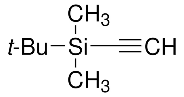 TERT-BUTYLDIMETHYLSILYLACETYLENE structure, CAS 86318-61-8