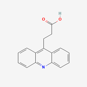 9-Acridinepropanoic acid structure, CAS 88326-05-0