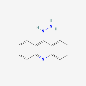 9-HYDRAZINOACRIDINE structure, CAS 3407-93-0