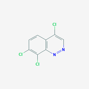 4,7,8-Trichlorocinnoline structure, CAS 856179-55-0