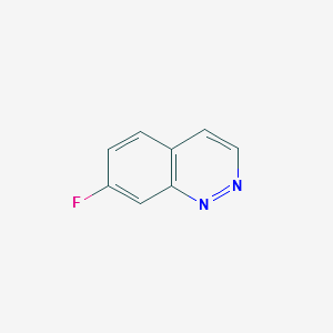 Cinnoline, 7-fluoro- (9CI) structure, CAS 500359-12-6
