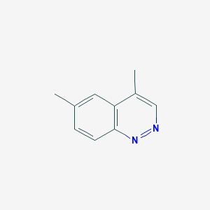 4,6-Dimethyl-cinnoline structure, CAS 20873-28-3