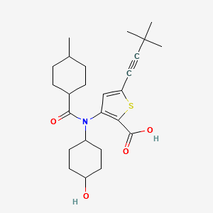 VX-222 structure, CAS 1026785-59-0