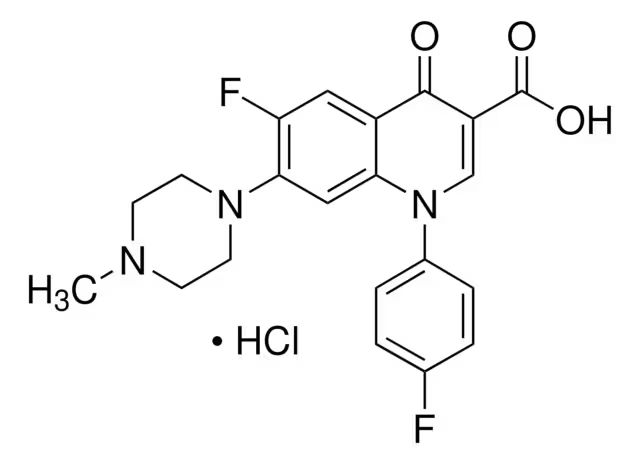 Difluoxacin hydrochloride structure, CAS 91296-86-5