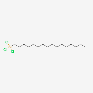 N-HEXADECYLTRICHLOROSILANE structure, CAS 5894-60-0