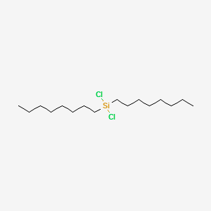 DI-N-OCTYLDICHLOROSILANE structure, CAS 18416-07-4