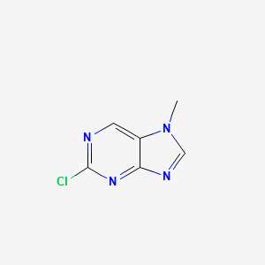 2-chloro-7-methyl-7H-Purine structure, CAS 55286-05-0