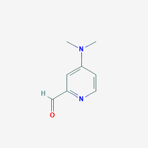 4-(dimethylamino)picolinaldehyde structure, CAS 59886-58-7