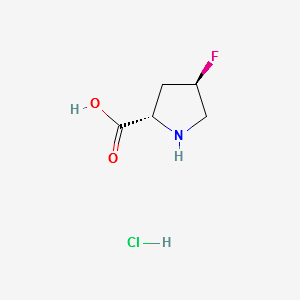 (4R)-4-FLUORO-L-PROLINE HCL structure, CAS 60604-36-6