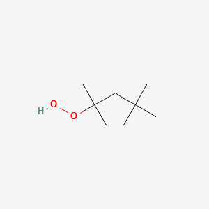 1,1,3,3-Tetramethylbutyl hydroperoxide structure, CAS 5809-08-5