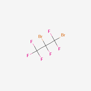 1,2-DIBROMOHEXAFLUOROPROPANE structure, CAS 661-95-0