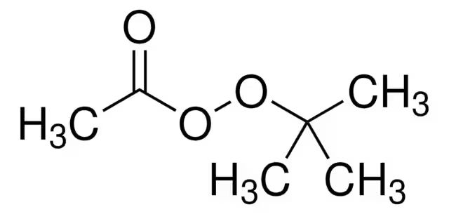 tert-Butyl peroxyacetate structure, CAS 107-71-1