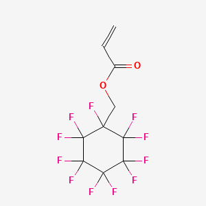 PERFLUOROCYCLOHEXYLMETHYL ACRYLATE structure, CAS 40677-94-9