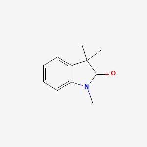 1,3,3-Trimethyl-2,3-dihydro-1H-indole-2-one structure, CAS 20200-86-6