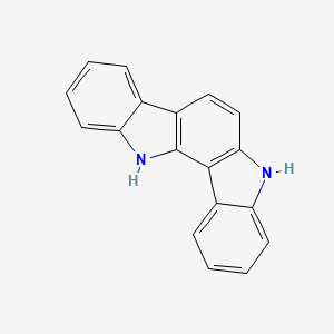 5H,12H-Indolo[3,2-a]carbazole structure, CAS 111296-91-4