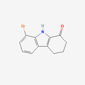 8-bromo-2,3,4,9-tetrahydro-1H-carbazol-1-one structure, CAS 132906-53-7