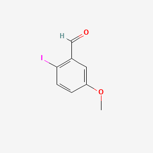 2-Iodo-5-methoxybenzaldehyde structure, CAS 77287-58-2