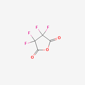 TETRAFLUOROSUCCINIC ANHYDRIDE structure, CAS 699-30-9