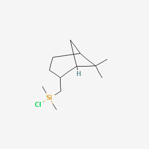 DIMETHYLCHLOROSILYLMETHYL-7,7-DIMETHYLNORPINANE structure, CAS 72269-53-5