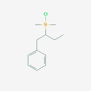 M,p-ETHYLPHENETHYLDIMETHYLCHLOROSILANE structure, CAS 253279-88-8