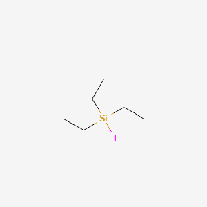 triethyliodosilane structure, CAS 1112-49-8