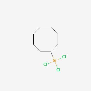 CYCLOOCTYLTRICHLOROSILANE structure, CAS 18290-59-0