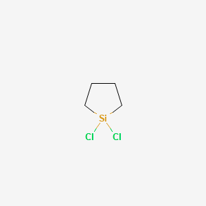 CYCLOTETRAMETHYLENEDICHLOROSILANE structure, CAS 2406-33-9