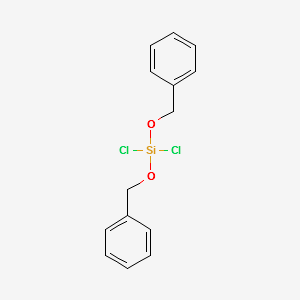 DIBENZYLOXYDICHLOROSILANE structure, CAS 18414-52-3