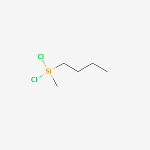 N-BUTYLMETHYLDICHLOROSILANE structure, CAS 18147-23-4