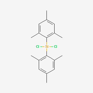 DIMESITYLDICHLOROSILANE structure, CAS 5599-27-9