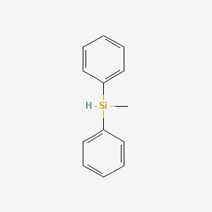 DIPHENYLMETHYLSILANE structure, CAS 776-76-1