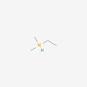 ETHYLDIMETHYLSILANE structure, CAS 758-21-4