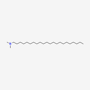 N,N-dimethyldocosylamine structure, CAS 21542-96-1