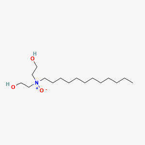DIHYDROXYETHYL LAURAMINE OXIDE structure, CAS 2530-44-1